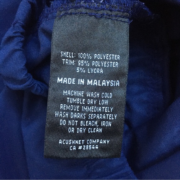 FootJoy Pullover V Neck Golf Windbreaker Jacket Navy Blue Large - Picture 14 of 14